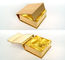 Customized Gold Present Wine Gift Cardboard Boxes with Lids for Wedding