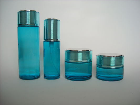Custom Cosmetic Packaging Recyclable Glass Bottles And Jars For Lotion And Face Cream