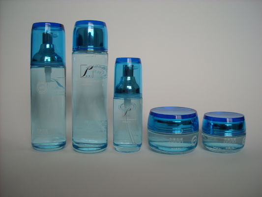 Personlized 120ML 35ML 50G Hot Stamping Empty Cosmetic Packaging Glass Bottles and Jars