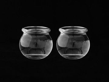 Customized Printing Clear Glass Beverage Bottles 160ML With PP Cap